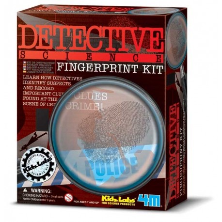 Kit di impronte digitali detective