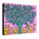 Bild Keith Haring Art. 04 cm 70x70 Kostenloser Transport Druck auf Leinwand das gemalde ist fertig zum aufhangen