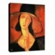Bild Modigliani Art. 07 cm 50x70 Kostenloser Transport Druck auf Leinwand das gemalde ist fertig zum aufhangen