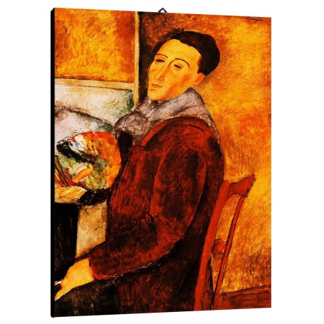 Quadro Modigliani Art. 04 cm 50x70 Trasporto Gratis intelaiato pronto da appendere  tela Canvas