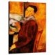Quadro Modigliani Art. 04 cm 35x50 Trasporto Gratis intelaiato pronto da appendere Stampa su tela Canvas