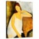Bild Modigliani Art. 05 cm 50x70 Kostenloser Transport Druck auf Leinwand das gemalde ist fertig zum aufhangen