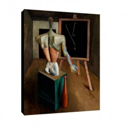 Quadro Carlo Carra Art. 12 cm 35x50 Trasporto Gratis intelaiato pronto da appendere Stampa su tela Canvas