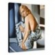 Quadro Lempicka Art. 05 cm 70x100 Trasporto Gratis intelaiato pronto da appendere Stampa su tela Canvas