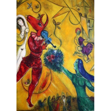 Poster Chagall Art 09 cm 50x70 Stampa Falsi d'Autore Affiche Plakat Fine Art
