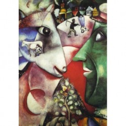 Poster Chagall Art 10 cm 35x50 Stampa Falsi d'Autore Affiche Plakat Fine Art