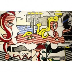 Poster Lichtenstein Art. 03 cm 35x50 Stampa Falsi d'Autore Affiche Plakat Fine Art