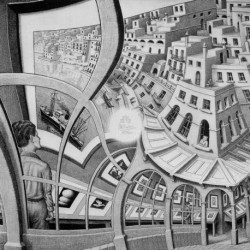 Poster Escher Art. 09 cm 35x50 Stampa Falsi d'Autore Affiche Plakat Fine Art