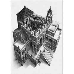 Poster Escher Art. 19 cm 35x50 Stampa Falsi d'Autore Affiche Plakat Fine Art