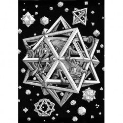 Poster Escher Art. 26 cm 35x50 Stampa Falsi d'Autore Affiche Plakat Fine Art