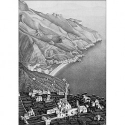 Poster Escher Art. 39 cm 35x50 Stampa Falsi d'Autore Affiche Plakat Fine Art