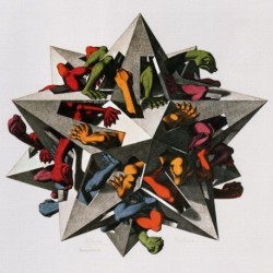 Poster Escher Art. 60 cm 35x35 Stampa Falsi d'Autore Affiche Plakat Fine Art