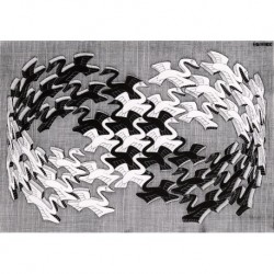 Poster Escher Art. 61 cm 35x35 Stampa Falsi d'Autore Affiche Plakat Fine Art