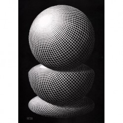 Poster Escher Art. 63 cm 35x35 Stampa Falsi d'Autore Affiche Plakat Fine Art