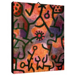 Quadro Klee Art. 04 cm 35x50 Trasporto Gratis intelaiato pronto da appendere Stampa su tela Canvas