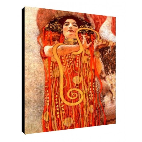 Quadro Klimt Art. 09 cm 50x70 Trasporto Gratis intelaiato pronto da appendere Stampa su tela Canvas