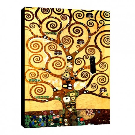 Quadro Klimt Art. 14 cm 70x100 Trasporto Gratis intelaiato pronto da appendere Stampa su tela Canvas