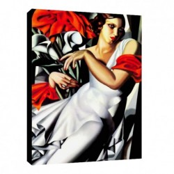 Quadro Lempicka Art. 11 cm 35x50 Trasporto Gratis intelaiato pronto da appendere Stampa su tela Canvas
