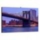 Bild Ponte di Brooklyn Art. 02 cm 35x50 Kostenloser Transport Druck auf Leinwand das gemalde ist fertig zum aufhangen