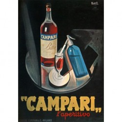 Poster Manifesto CampariArt. 11 cm 70x100 Stampe Falsi d'Autore Affiche Plakat Fine Art
