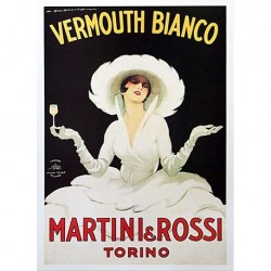Poster Manifesto Vermouth Martini Art. 30 cm 35x50 Stampe Falsi d'Autore Affiche Plakat Fine Art