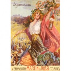 Poster Manifesto Vermouth Martini Art. 34 cm 35x50 Stampe Falsi d'Autore Affiche Plakat Fine Art