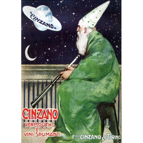 Poster Manifesto  Cinzano Art. 46 cm 35x50 Stampe Falsi d'Autore Affiche Plakat Fine Art