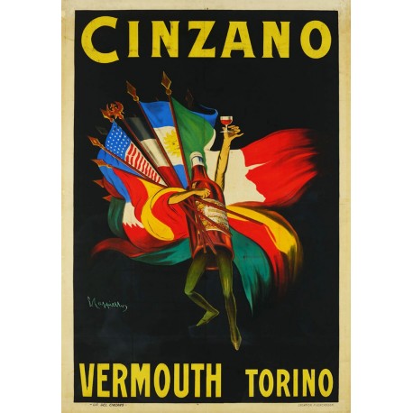 Poster Manifesto  Cinzano Art. 48 cm 35x50 Stampe Falsi d'Autore Affiche Plakat Fine Art