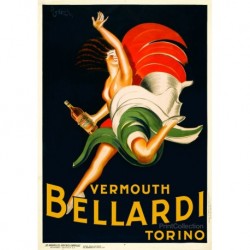 Poster Manifesto Vermouth Bellardi Art. 56 cm 35x50 Stampe Falsi d'Autore Affiche Plakat Fine Art