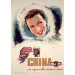Poster Manifesto China Martini Art. 58 cm 35x50 Stampe Falsi d'Autore Affiche Plakat Fine Art