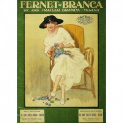 Poster Manifesto Fernet Branca Art. 54 cm 35x50 Stampe Falsi d'Autore Affiche Plakat Fine Art