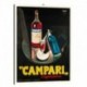 Bild Werbeplakat  Campari Art. 03 cm 35x50 Kostenloser Transport Druck auf Leinwand das gemalde ist fertig zum aufhangen