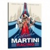 Bild Werbeplakat Martini Art. 23 cm 35x50 Kostenloser Transport Druck auf Leinwand das gemalde ist fertig zum aufhangen