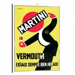 Quadro Manifesto Martini Art. 24 cm 35x50 Stampe Falsi d'Autore Bild Fine Art
