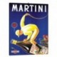 Bild Werbeplakat Martini Art. 28 cm 35x50 Kostenloser Transport Druck auf Leinwand das gemalde ist fertig zum aufhangen