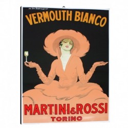 Quadro Manifesto Vermouth Martini Art. 29 cm 35x50 Stampe Falsi d'Autore Bild Fine Art