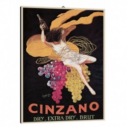 Quadro Manifesto Vermouth Cinzano Art. 42 cm 35x50 Stampe Falsi d'Autore Bild Fine Art