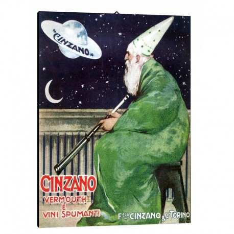 Quadro Manifesto  Cinzano Art. 46 cm 35x50 Stampe Falsi d'Autore Bild Fine Art