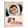 Bild Werbeplakat China Martini Art. 58 cm 35x50 Kostenloser Transport Druck auf Leinwand das gemalde ist fertig zum aufhangen