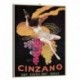 Bild Werbung Vermouth Cinzano Art. 42 cm 70x100 Kostenloser Transport Druck auf Leinwand das gemalde ist fertig zum aufhangen