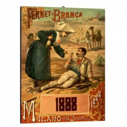 Quadro Manifesto Fernet Branca Art. 55 cm 50x70 Stampe Falsi d'Autore Bild Fine Art