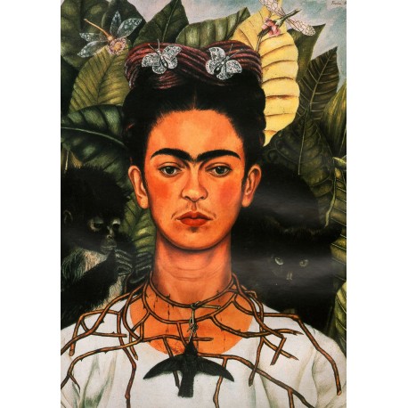 Poster Frida Kalo Art. 01 cm 35x50 Stampa Falsi d'Autore Affiche Plakat Fine Art