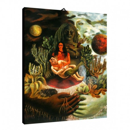 Quadro Frida Kalo Art. 03 cm 70x100 Trasporto Gratis intelaiato pronto da appendere Stampa su tela Canvas