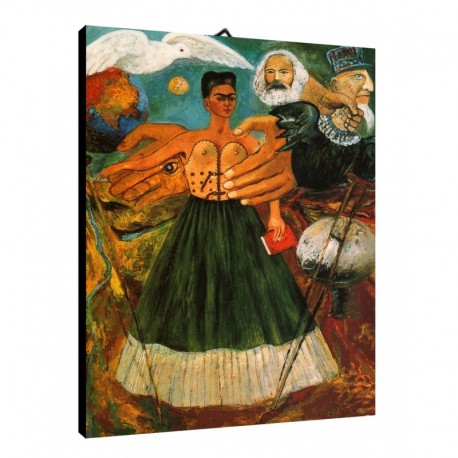 Quadro Frida Kalo Art. 04 cm 35x50 Trasporto Gratis intelaiato pronto da appendere Stampa su tela Canvas