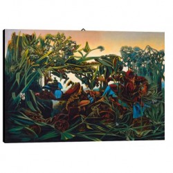 Quadro Max Ernst Art. 03 cm 35x50 Trasporto Gratis intelaiato pronto da appendere Stampa su tela Canva