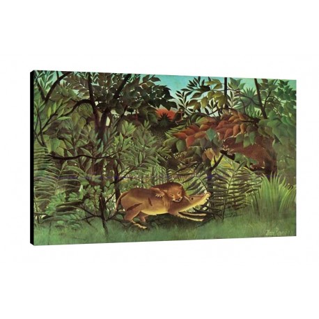 Quadro Rousseau Art. 03 cm 70x100 Trasporto Gratis intelaiato pronto da appendere Stampa su tela Canvas