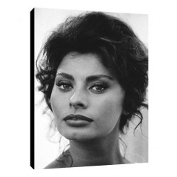 Quadro Cinema Sofia Loren art 21 cm 35x50 Trasporto Gratis intelaiato pronto da appendere Stampa su tela Canvas