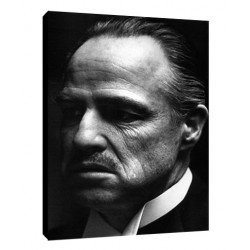 Quadro Cinema Marlon Brando art 02 cm 35x50 Trasporto Gratis intelaiato pronto da appendere Stampa su tela Canvas