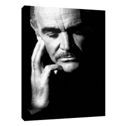 Quadro Cinema Sean Connery art 03 cm 35x50 Trasporto Gratis intelaiato pronto da appendere Stampa su tela Canvas