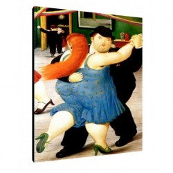 Bild Botero Art. 11 cm 35x50 Kostenloser Transport Druck auf Leinwand das gemalde ist fertig zum aufhangen